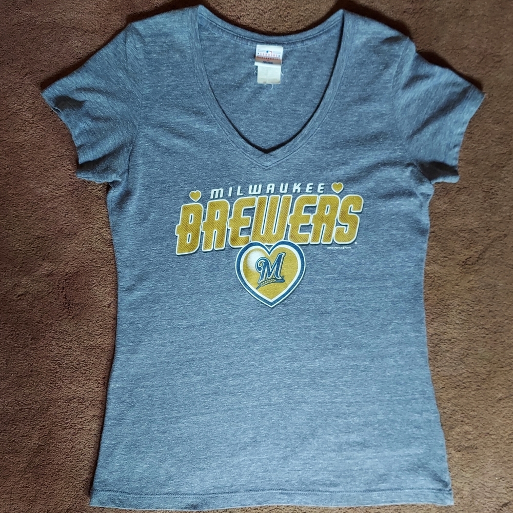 Milwaukee Brewers Baseball T-shirt | Size M 💛⚾️